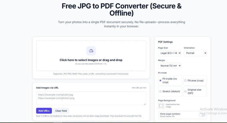 How to Convert JPG to PDF Securely Without Uploading Files (100% Private)